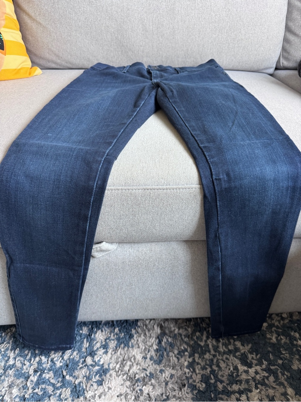Women’s Skinny Jeans in Dark Blue Denim Mott & Bow